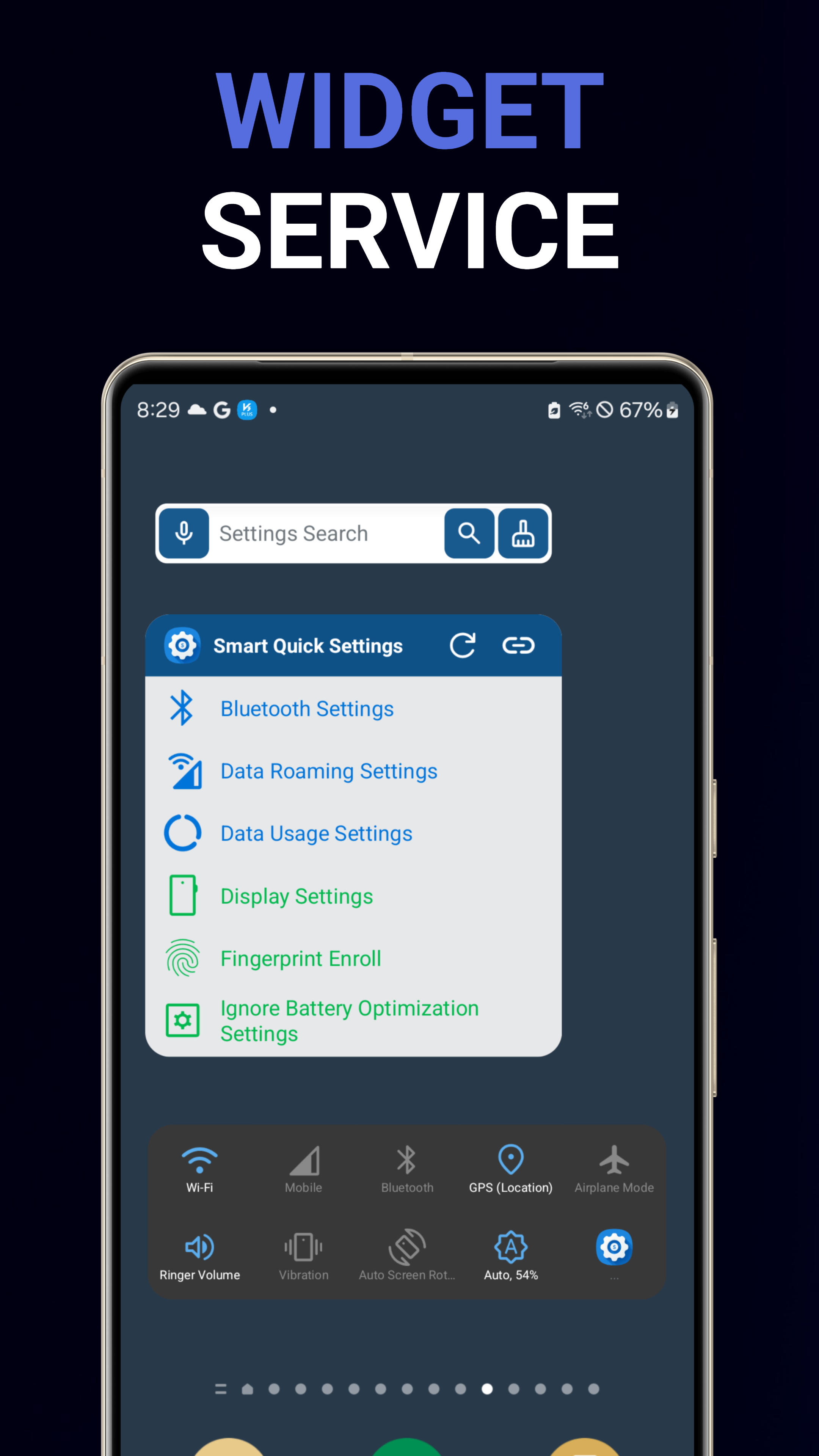 Widgets